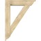 Ekena Millwork Traditional Traditional Rough Sawn Bracket w/ Offset Brace, Douglas Fir, 8"W x 36"D x 48"H BKT0806X36X48TRA01RDF - alternate 2